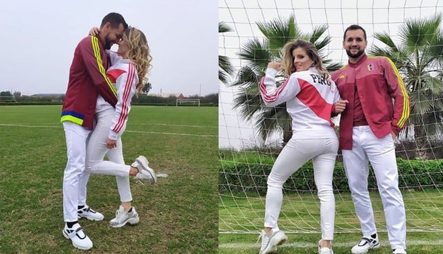 Usuario en Instagram llamó "mantenido" a novio de Alejandra Baigorria y él respondió de esta manera. (Fotos: Instagram)