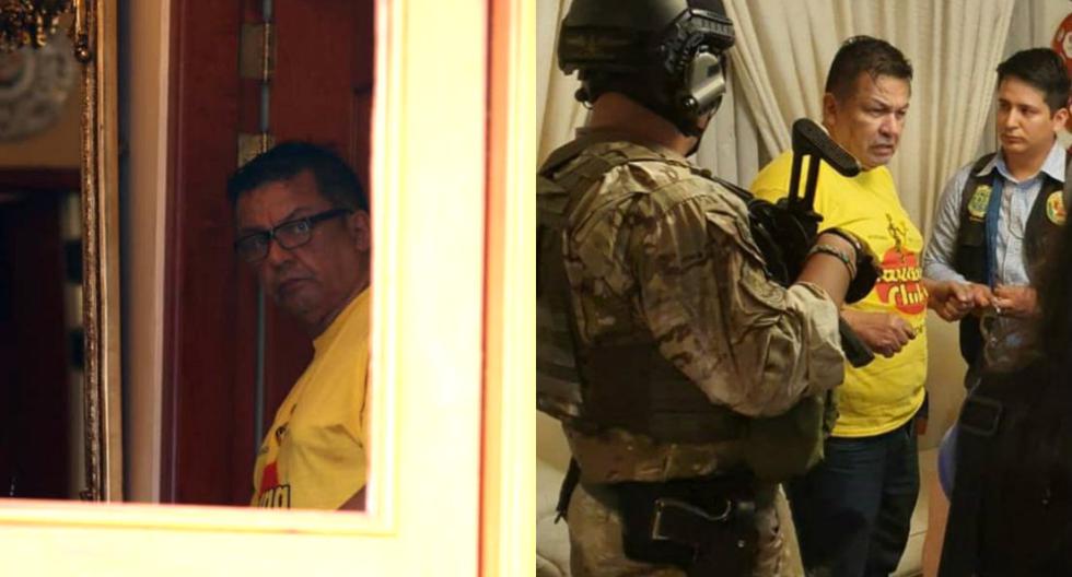 Ex alcalde del Callao Juan Sotomayor es detenido por integrar organización delictiva. Foto: Composición con imágenes de GEC y PNP