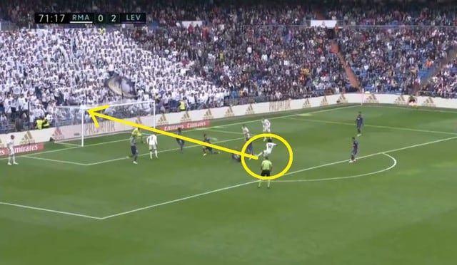 Gol de Marcelo en el Real Madrid vs Levante