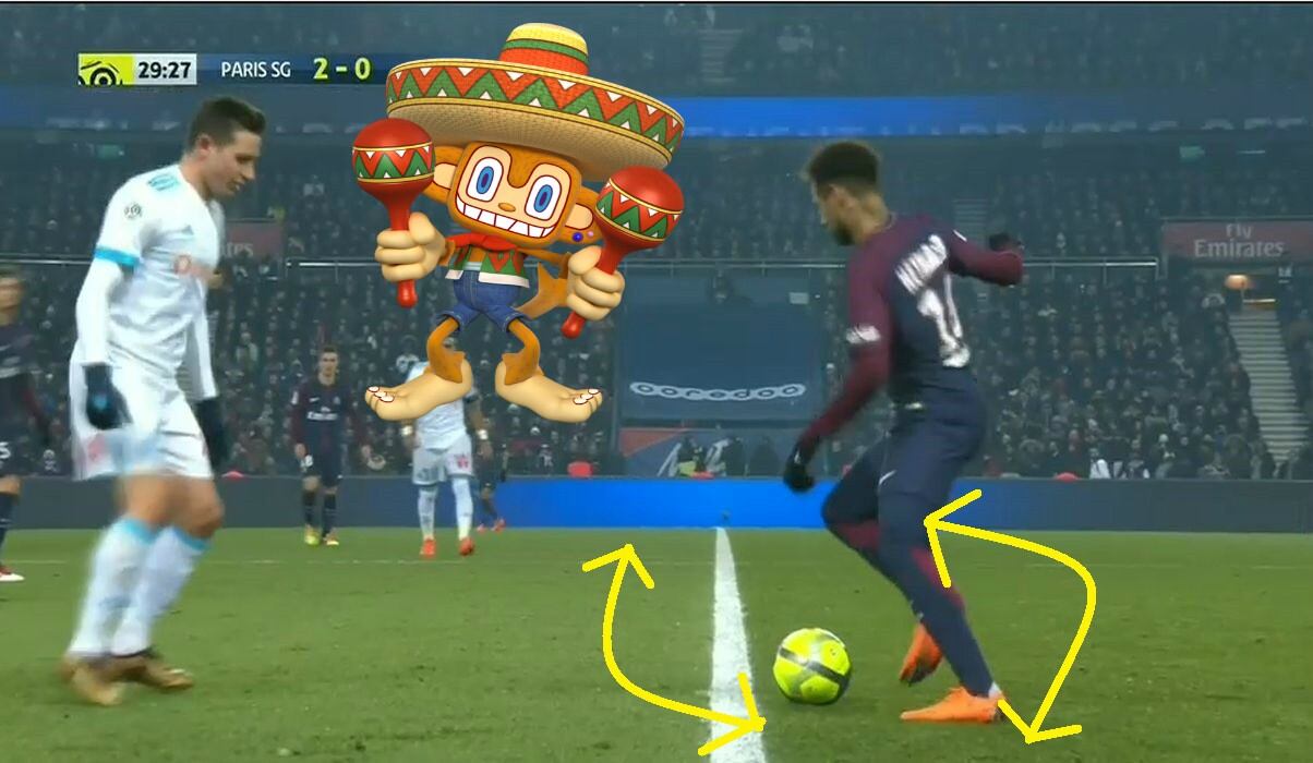Neymar humilla a sus rivales: Baila samba y no pueden robarle con la pelota en PSG vs Marsella