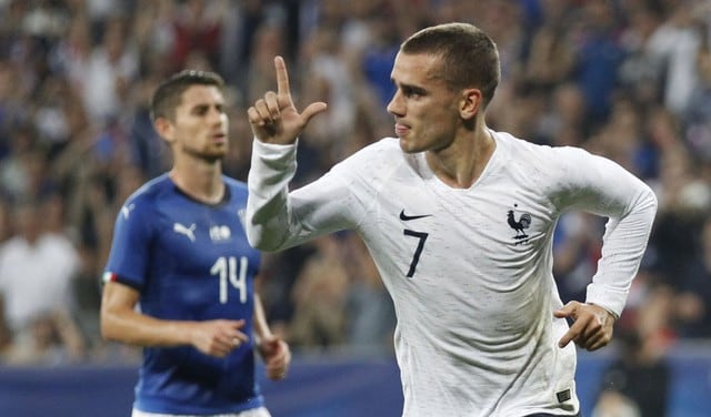 Francia venció 3-1 a Italia con goles Griezmann y Dembelé en amistoso rumbo a Rusia 2018