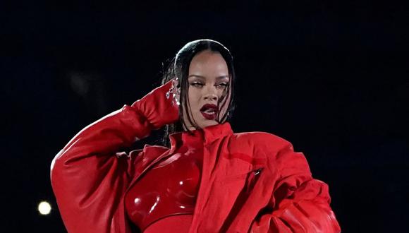 Rihanna se presentó en el Super Bowl LVII el domingo 12 de febrero de 2023 y fue la sensación (Foto: AFP)