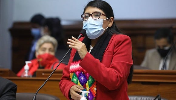 Margot Palacios aseguró que Pedro Castillo intentó fragmentar Perú Libre. (Foto: Congreso)