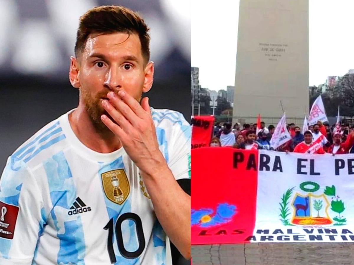 Perú vs Argentina bandera peruana conmueve VIDEO pueblo argentino se emocionó recordar Las Malvinas previo fecha 12 Eliminatorias 2022 youtube | DEPORTES | TROME.COM