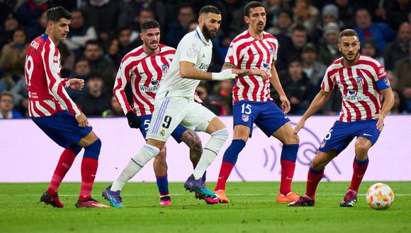 Real Madrid vs Atlético Madrid se enfrentan por una fecha más de LaLiga.