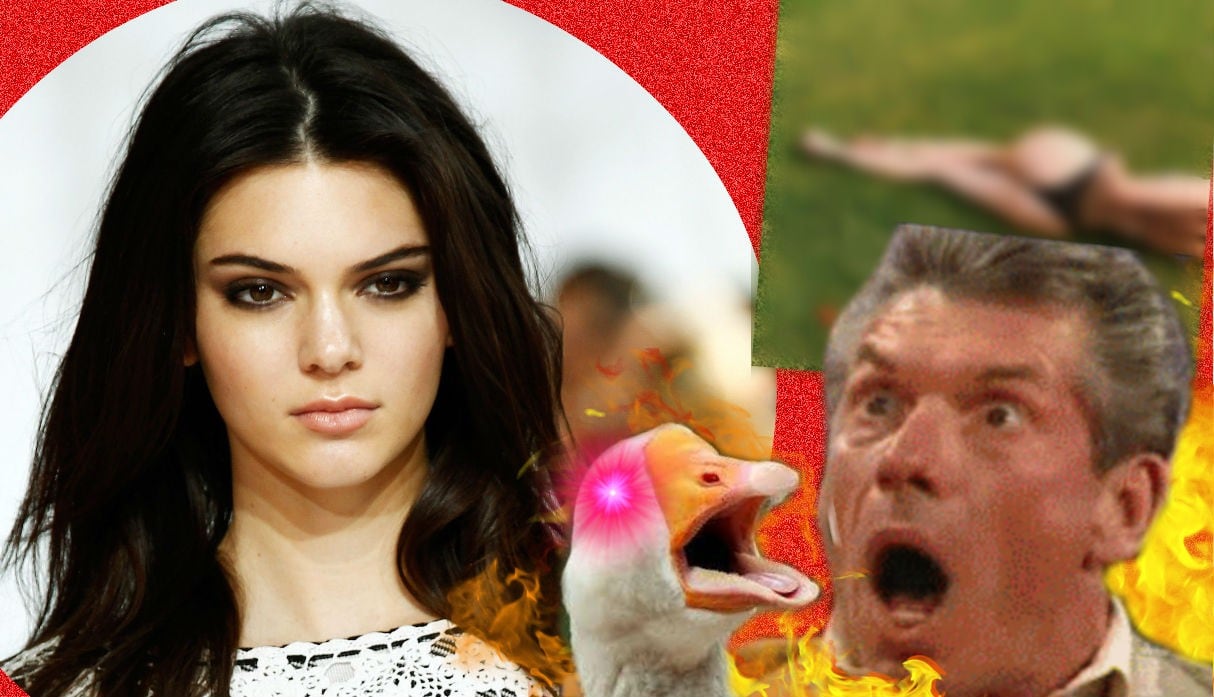 Kendall Jenner encendió las redes con un par de fotos 'hot'. (Composición: Trome.pe / Fotos: Captura, AFP)