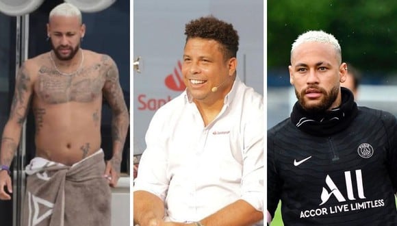 Compararon a Neymar y Ronaldo por su físico. (Foto: Instagram @ronaldo )