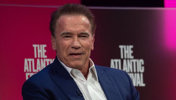 Arnold Schwarzenegger participa en cumbre contra el cambio climático en Austria. (Foto: Nicholas Kamm / AFP)