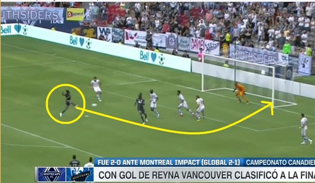Gol de Yordy Reyna le dio a Vancouver Whitecaps el pase a final de Copa Canadá: Venció 2-0 a Montreal Impact
