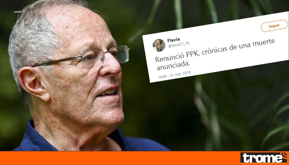 PPK renunció a la presidencia de la República y los usuarios de las redes sociales reaccionaron de esta manera.