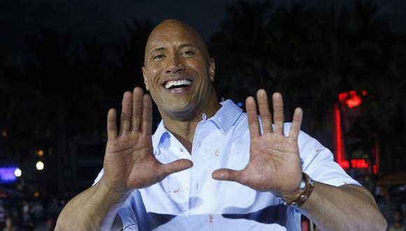 Dwayne 'The Rock' Johnson se encuentra promocionando su nueva película 'Black Adam'. (Foto: Rhona Wise / AFP)