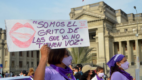 Marcha contra la violencia a la mujer