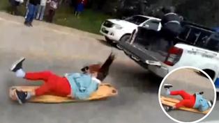 Mujer se accidenta al caer de la camilla durante operativo de rescate en La Libertad