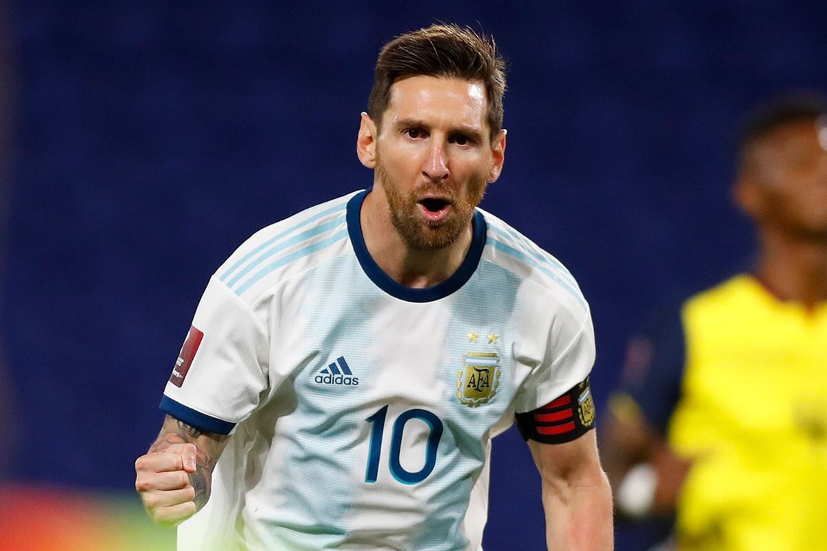 Con gol de Lionel Messi de penal, Argentina vence 1-0 a  Ecuador en la primera fecha de las Eliminatorias Qatar 2022. (Foto: AFP)