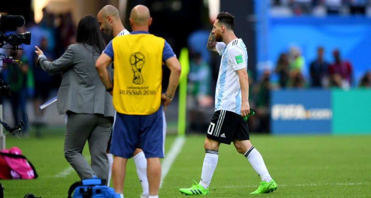 Mira como se marchó Lionel Messi del campo y los que serian sus últimos pasos en un Mundial