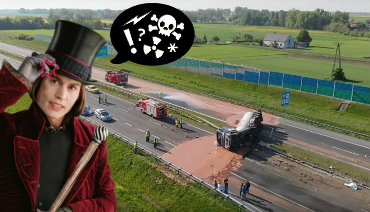 Noticias insólitas: Accidente crea un río de chocolate caliente en autopista | Polonia