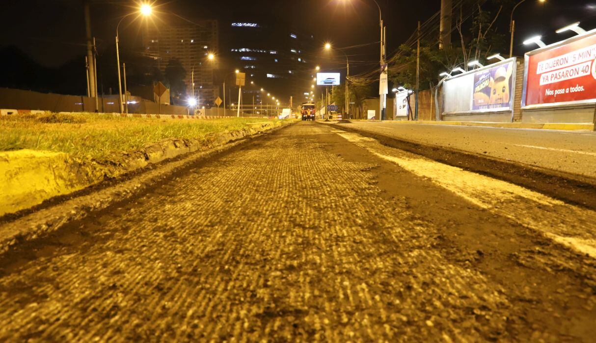 Los trabajos se realizarán de 10 p.m. a 5 a.m., a fin de evitar restringir la circulación en horas de gran afluencia de vehículos. (Municipalidad de Lima)