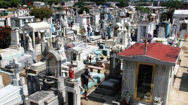 Cementerio de Muna, en Yucatán, México. (Fotos: Internet)