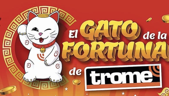 Con la promoción Gato de la fortuna de Trome podrás ganar 2 mil premios.