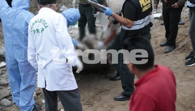 Hallan cádaver de una mujer dentro de un cilindro encontrado por un vecino en Villa El Salvador