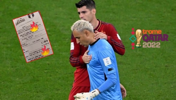 Un hincha peruano quedó desconsolado tras perder una fuerte suma con la caída de Costa Rica ante España en el Mundial Qatar 2022.
