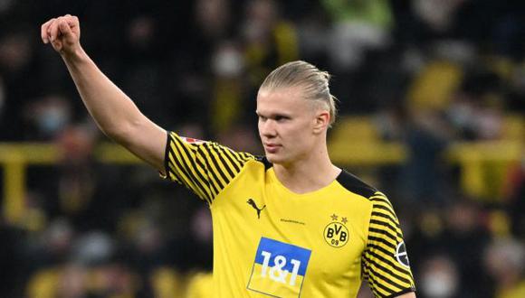 Erling Haaland y la cláusula para dejar Borussia Dortmund. (Foto: AFP)