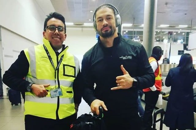 Roman Reigns causó alboroto a su llegada a Colombia y en Perú se espera que suceda lo mismo. (Foto: Instagram mhussein9911)
