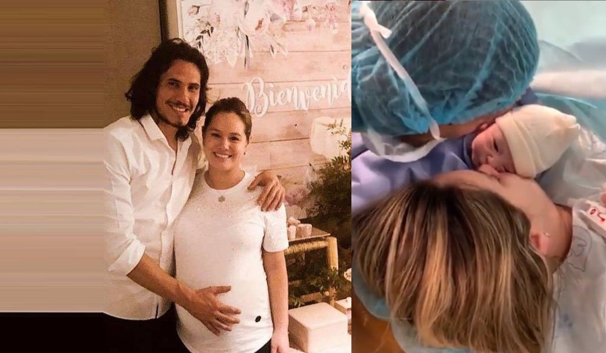 Edinson Cavani anunció nacimiento de su hija y post con video refleja ternura infinita | FOTOS