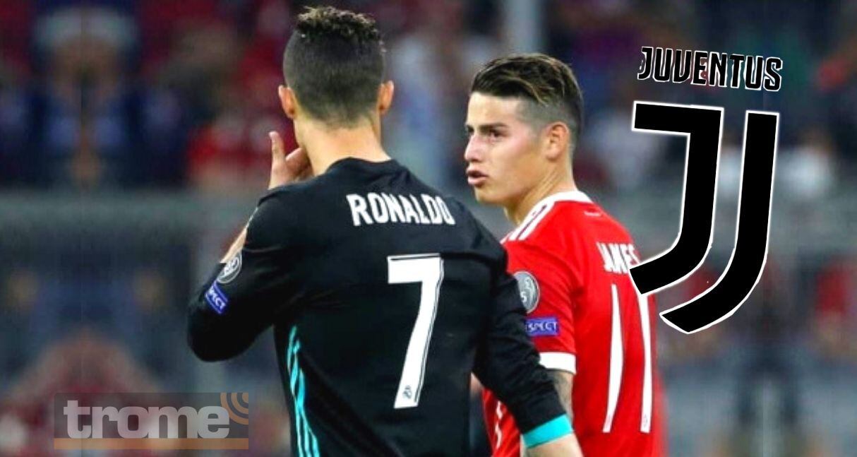 Llamada ganadora: Cristiano contacto a James Rodríguez para que llegue a Juventus.