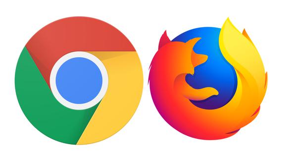 Google Chrome y Mozilla Firefox lanzarán su versión 100 dentro de pocas semanas. | Foto: Composición Trome