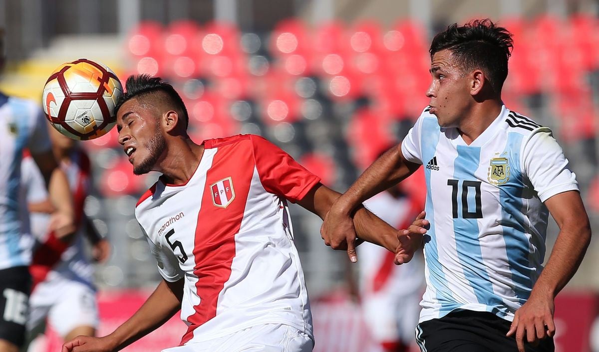 Perú vs Argentino: Partido por el Sudamericano Sub 20 de Chile