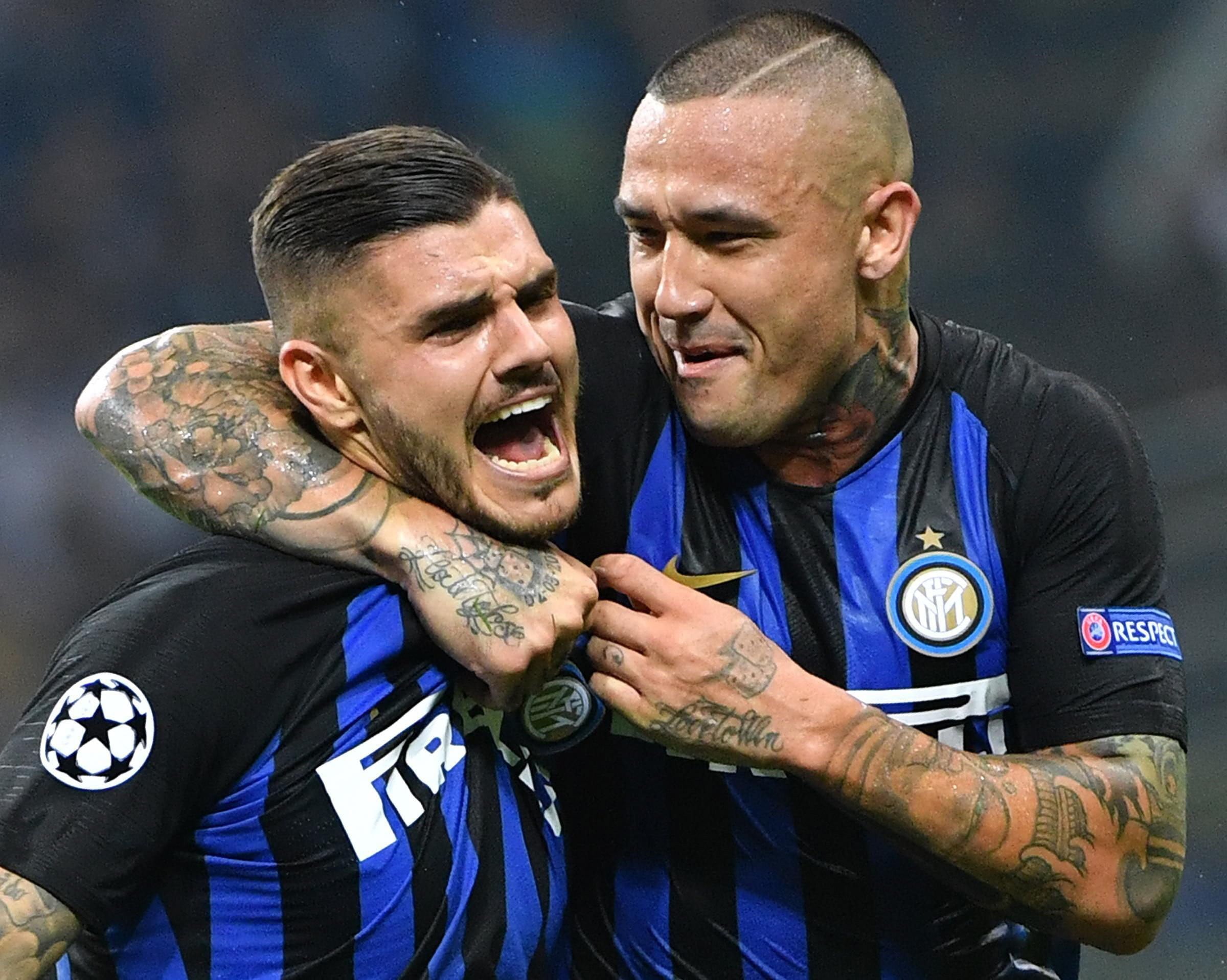 Inter venció 2-1 a Tottenham  en su debut por la Champions League
