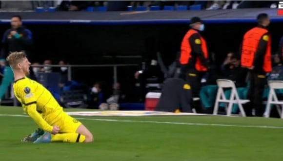 Timo Werner puso el 3-0 del Chelsea vs. Real Madrid. (Foto: Captura de pantalla - ESPN)