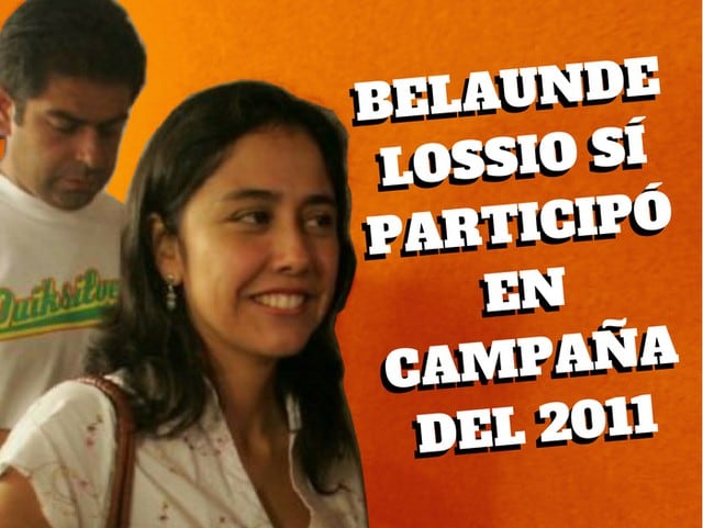 ¿No que no? Martín Belaunde sí participó en campaña presidencial del 2011. (Foto: El Comercio/Trome)