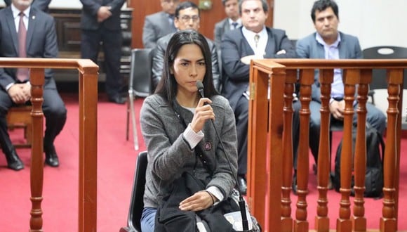 Melisa González Gagliuffi va a prisión preventiva por seis meses. (Foto: Poder Judicial)