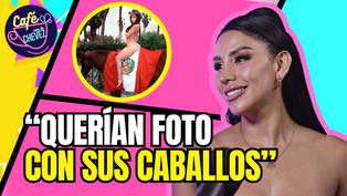 Leysi Suárez revela que árabes la contrataron tras desnudo con bandera peruana
