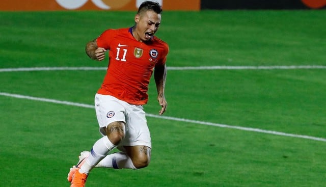 Eduardo Vargas anotó su doblete en el Chile vs Japón por la Copa América 2019. (Fotos: Agencias)