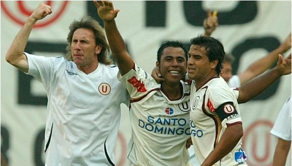 Gareca tuvo su primer paso en el Perú como técnico de Universitario.