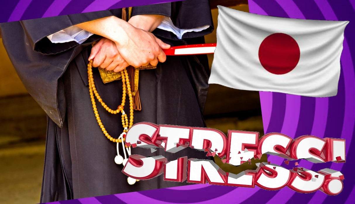 Noticias insólitas: En Japón, hasta los monjes pueden sufrir estrés laboral ¡No es broma!