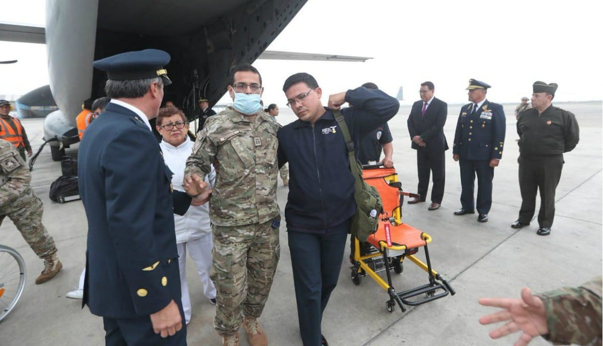 VRAEM: Militares heridos en emboscada narcoterrorista arribaron a Lima