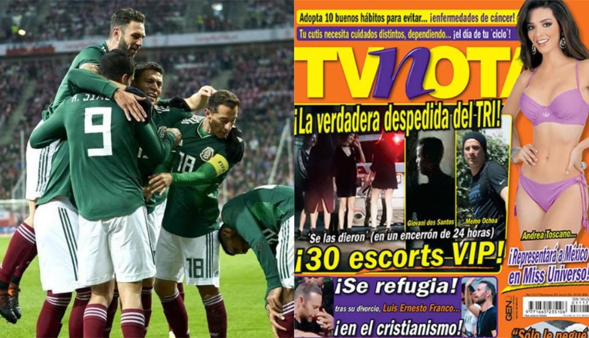Difunden video falso sobre 'juerga' de la selección mexicana. (Fotos: Agencias/TVNotas)