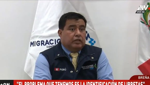 Jorge Fernández Campos el superintendente de Migraciones. (Foto: ATV+)
