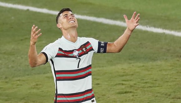 Cristiano Ronaldo se despidió de la Eurocopa 2021 con cinco goles. (Foto: AFP)