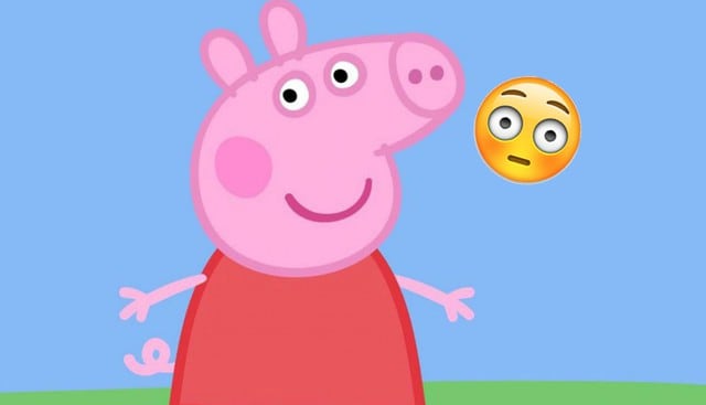Un usuario en Twitter reveló el verdadero rostro de Peppa Pig. Fotos: @KwonHanchi