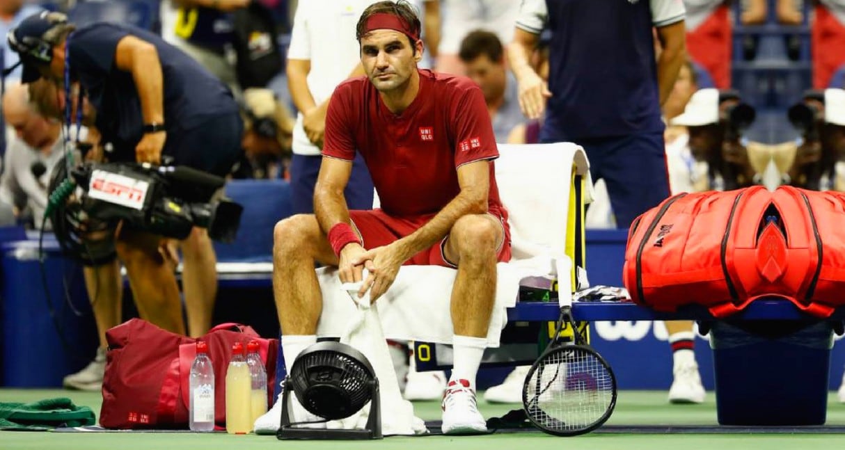 Roger Federer estuvo al borde del desmayo por extremas temperaturas en US Open
