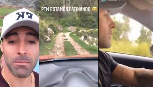 Andrea San Martín y 'El Hombre Roca' Sebastián Lizarzaburu pasaron un fuerte susto, en su viaje. (Instagram)