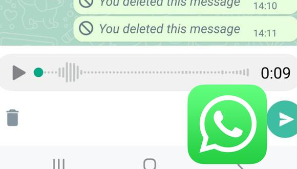 WhatsApp está cambiando su función de notas de audio en su versión beta. | Foto: Composición Trome