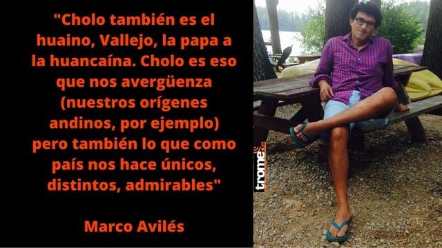 Marco Avilés trata un tema muy presente en el Perú: el racismo y la discriminación. El título: ‘De dónde venimos los cholos’. Nuestra sugerencia: léelo sí o sí.