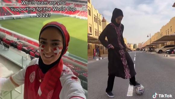 Maymi Asgari nació y creció en Dinamarca, pero practica la fe musulmana y es fanática del fútbol a morir. (Foto: @asgari_freestyle/TikTok)