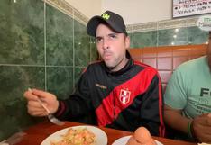 Youtuber español se deleita con menú casero peruano y graba su reacción